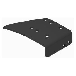 BOSS BAR09899-03 Black Passenger Side Wing Extension Base Plate Mounting Bracket 