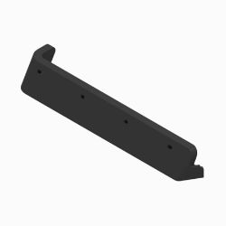 BOSS BAR18241 7-6 V Passenger Side Urethane Cutting Edge Half 