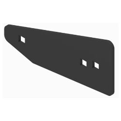BOSS BAX08031-03 Black Wing Extension Mounting Plate 