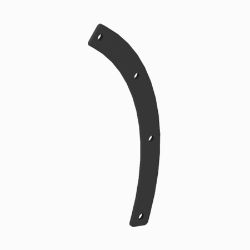 BOSS BAX13871-03 Black Blade Extension Rib Plate 