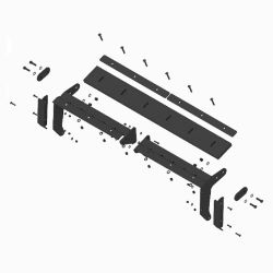 BOSS BXP16501 BXP Skidsteer 6-0 Back Drag Edge Kit 