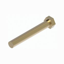 BOSS HDW01705 5/8-11 x 4-1/2NC Grade 5 Yellow Zinc Hex Head Cap Screw 