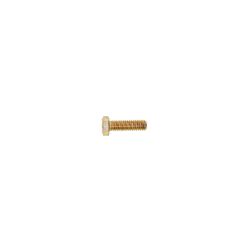 BOSS HDW01771 3/8-16 x 1-1/4 NC Grade 5 Yellow Zinc Hex Head Cap Screw - BOSS HDW01771