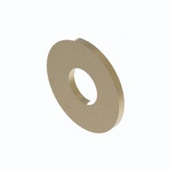 BOSS HDW02008 11/16 ID x 1-3/4 OD Hard Yellow Zinc Flat Washer 