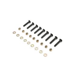 BOSS HDW02048 Straight Blade 1" Thick Urethane Edge Fastener Kit - BOSS HDW02048