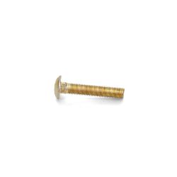 BOSS HDW02766 5/8-11 x 3-1/2 Grade 5 Yellow Zinc Carriage Bolt - BOSS HDW02766