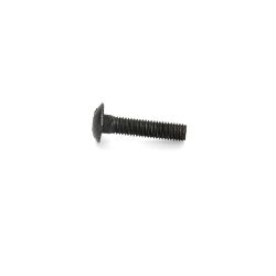 BOSS HDW05612 1/2-13 x 2-1/4 Grade 5 Black Zinc Carriage Bolt - BOSS HDW05612