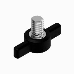 BOSS HDW13714 1/4-20 x 7/16 ATV CB Thumb Screw - BOSS HDW13714