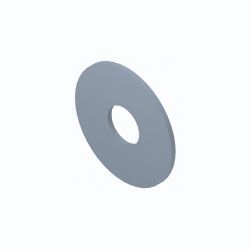 BOSS HDW19385 0.406 ID x 1.25 OD Stainless Steel 18-8 Flat Washer 