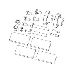 Boss HDW27013 Spreader Control Hardware Kit 