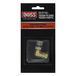 BOSS HYD01620 3/8" MOR x 1/4" FPS 90 Degree SWVL Fitting 