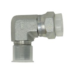 BOSS HYD07018 3/8MP x 3/8FP 90 Degree Swivel Fitting - BOSS HYD07018