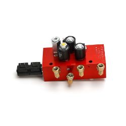 BOSS HYD07122 RT3 Red 16 Straight Valve Assembly w/ SmartHitch 2 - BOSS HYD07122