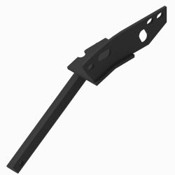 BOSS LTA03622-03 Dodge Black Weld Left Hand Angle Bracket 