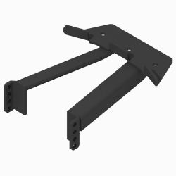 BOSS LTA05681-03 Toyota Tundra Black Weld Angle Bracket (07+) 