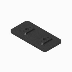 BOSS LTA13240-03 Toro MDX Under Carriage Black Nut Plate Weldment 