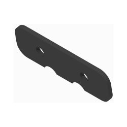 BOSS LTA13376-03 Poly Razor 900 Black UTV Under Carriage Breaker Plate 