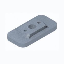 BOSS LTA13828-03 Kubota 4/500 Under Carriage Rear Nut Plate Assembly (08+) 