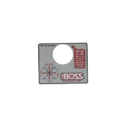 BOSS MSC04209 V-Blade Joystick Adhesive Label - BOSS MSC04209