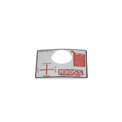 BOSS MSC04210 Staight Blade Joystick Adhesive Label - BOSS MSC04210