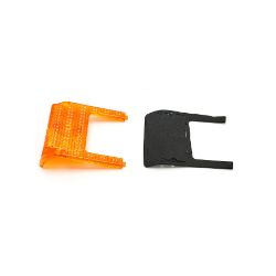 BOSS MSC04255 Headlight Plastic Turn Signal Cover w/ Gasket - BOSS MSC04255