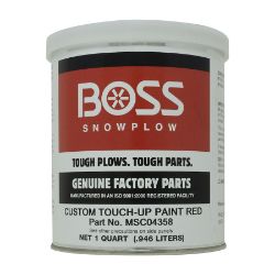 BOSS MSC04358 Liquid Quart Red Paint 