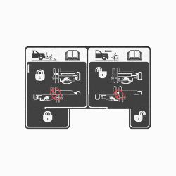 BOSS MSC04604 SmartHitch2 Drive Pin Housing Decal 