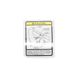 BOSS MSC04609 Coupler Auto Pins Caution Decal 