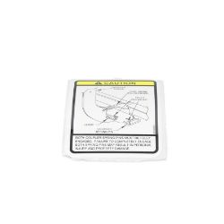 BOSS MSC04609 Coupler Auto Pins Caution Decal - BOSS MSC04609