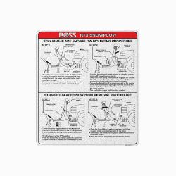 BOSS MSC06354 RT3 Straight Decal Attachment 