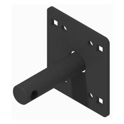 BOSS MSC09220-03 Black Weld Caster Base 