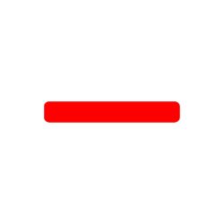 BOSS MSC11325 Red Reflector Decal 