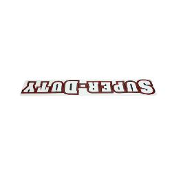 BOSS MSC18561 Front of Blade Stainless Steel Super Duty Logo Decal - BOSS MSC18561