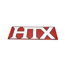 BOSS MSC18575 HTX Logo Front of Blade Painted Decal - BOSS MSC18575