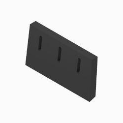 BOSS MSC19271 60D Right Urethane Extension Cutting Edge 