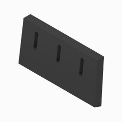 BOSS MSC19276 60D Urethane Left Cutting Edge Extension 