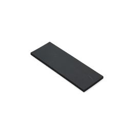 BOSS MSC19404 2-1/2 x 7 x 1/4 Rubber Feet w/ Adhesive - BOSS MSC19404