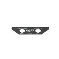 BOSS MSC19405 VBX3000 Toggle Mount Plate Decal - BOSS MSC19405