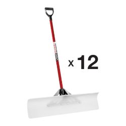 BOSS MSC19920 Set of 12 Boss Snowpusher Shovel Kit - BOSS MSC19920
