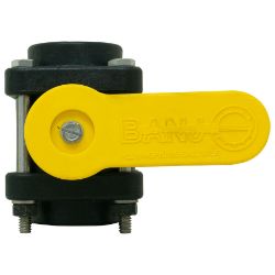 BOSS MSC20187 1/2 NPT x 1/2 NPT Poly Ball Valve 