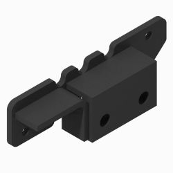 BOSS PBA03541-03 Chevy Black Weld Passenger Side Pushbeam Support Plate 