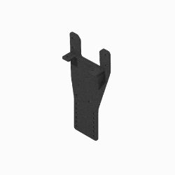 BOSS PBA04780-03 Mitsubishi Pushbeam Support Plate Black Weld 