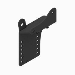 BOSS PBA05406-03 Colorado Black Weld Passenger Side Pushbeam Support Plate (04+) 