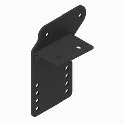 BOSS PBA09170-03 Ford F150 Black Weld Passenger Side Pushbeam Support Plate (09+) 