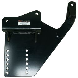BOSS PBA09335-03 Dodge 4/5500 RT3 Black Weld Passenger Side Pushbeam Support Plate - BOSS PBA09335-03