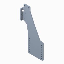 BOSS PBA09667-03 Ford Suspension Black Right Hand Pushbeam Support Plate 
