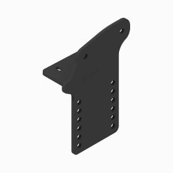 BOSS PBA10125-03 Ford F150 Black Drive Pushbeam Support Plate 21+ 