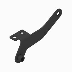BOSS PBA12637-03 Gator XUV Black Weld Passenger Side Pushbeam Support Plate (2011+) 