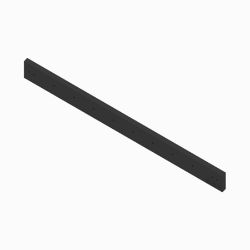 BOSS STB09228 10 x 8 x 2 Straight Blade Urethane Cutting Edge 