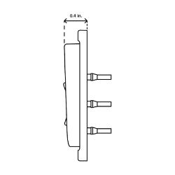 Boss STB10159 ST2 Low Profile Straight Blade Control Pad - BOSS STB10159